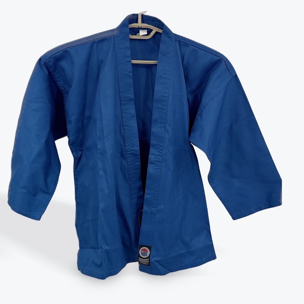PROFORCE Blue Martial Arts Uniform Gi Size 2 Cotton Polyester Blend